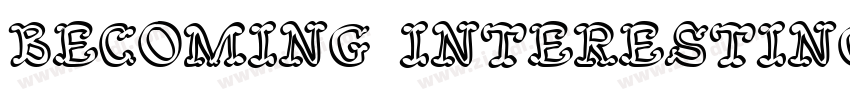 Becoming interesting字体转换